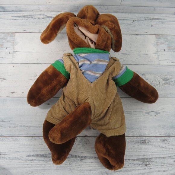 Vtg Heritage Collection Wrinkles Dog Hand Puppet 18" Plush Stuffed Animal Outfit - Picture 2 of 16